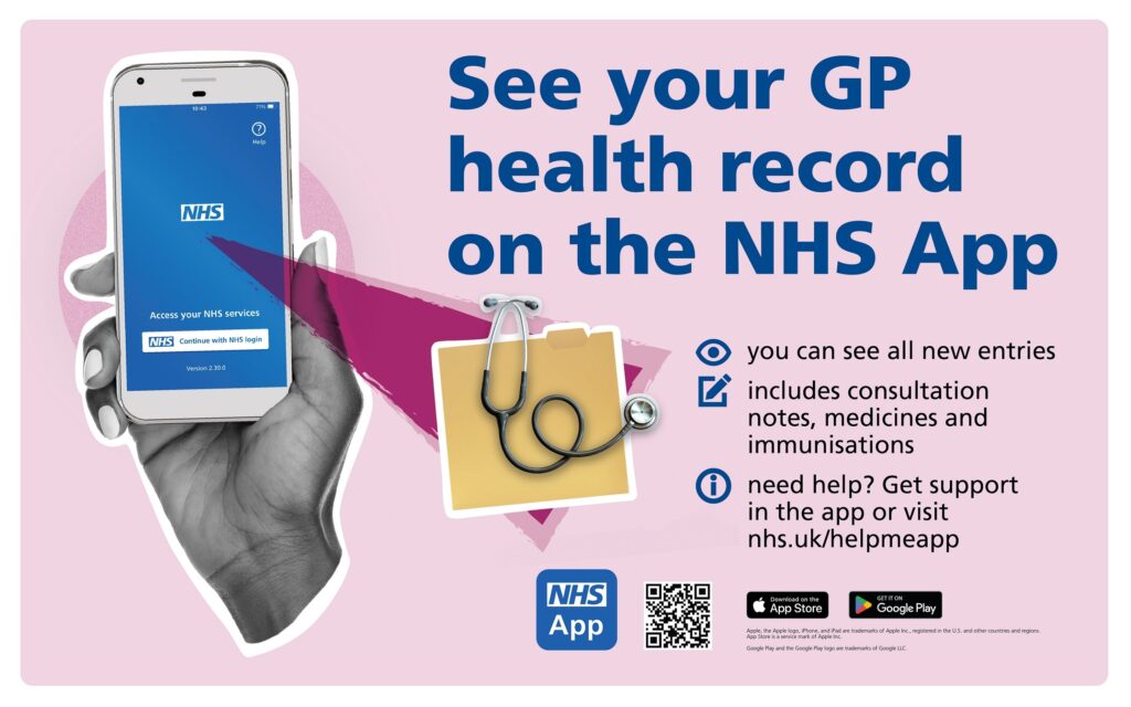 see your gp record on the nhs app